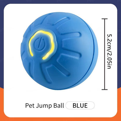 Interactive USB Rechargeable Dog and Cat Toy Ball - Bouncing Fun for Endless Play!