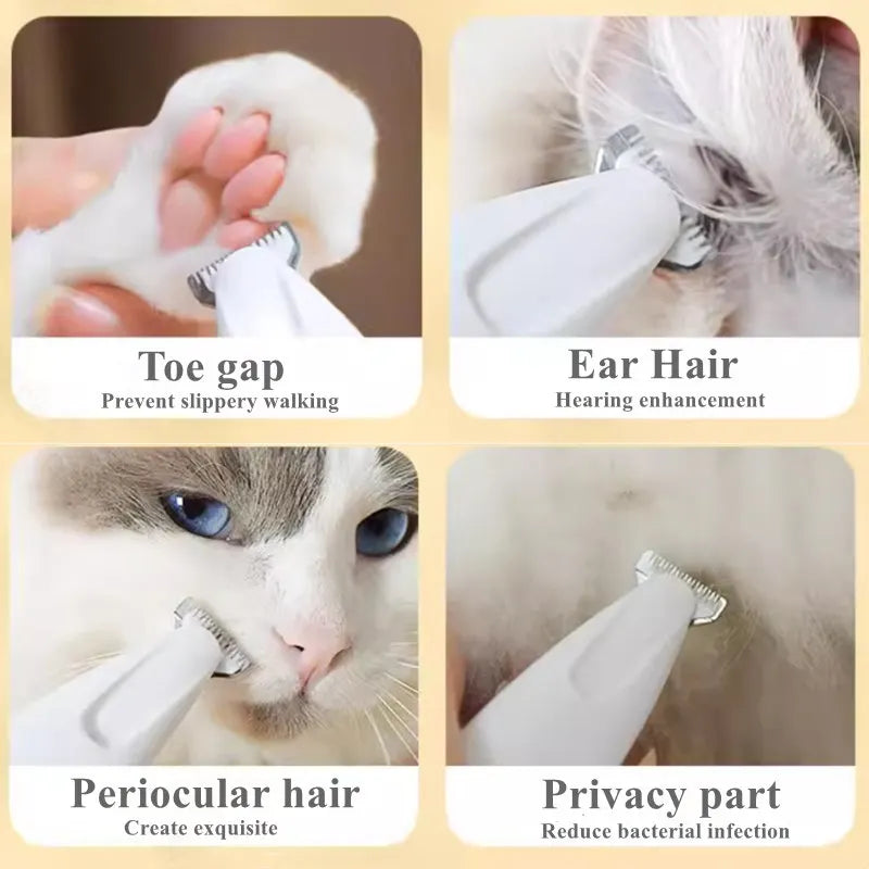 Ultimate Pet Grooming Set: Electric Clipper with LED Light for Effortless Grooming of Dogs and Cats