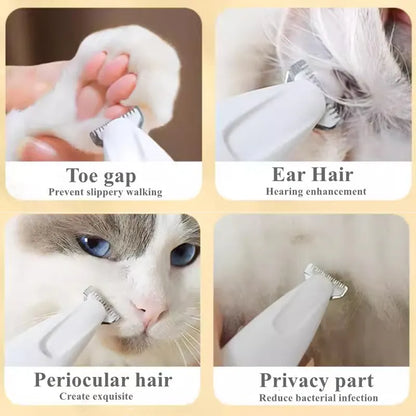 Ultimate Pet Grooming Set: Electric Clipper with LED Light for Effortless Grooming of Dogs and Cats