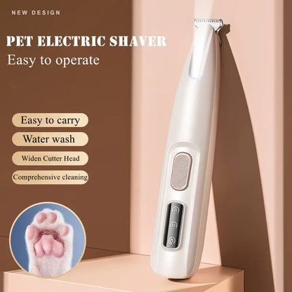 Ultimate Pet Grooming Set: Electric Clipper with LED Light for Effortless Grooming of Dogs and Cats